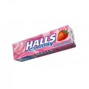 Drops Halls Creamy Morango Com 28g