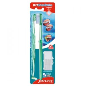 Escova Dental Bitufo Kit Ortodontico Cilíndrico 3mm Unidade