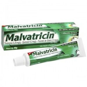 Gel Dental Malvatricin Com Flúor Com 50g Megalabs