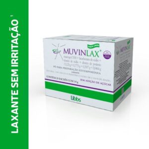 Laxante Muvinlax Sabor Limão Com 20 Sachês de 14g Libbs