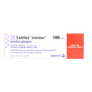 Insulina Lantus Solostar 100ui/ml Com 1 Caneta + Refil 3ml Sanofi