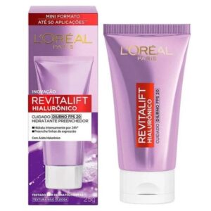Creme Hidratante Facial Anti-idade Loréal Paris Revitalift Hialurônico Diurno FPS 20 Com 25g
