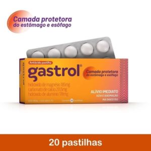 Gastrol Com 20 Pastilhas Mastigáveis Neo Quimica