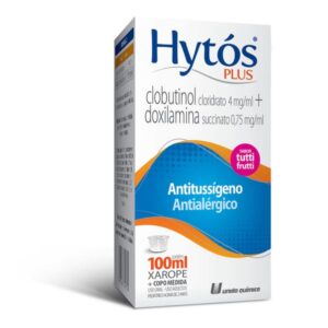 Hytos Plus 4mg/ml + 0,75mg/ml Xarope Com 100ml União Química