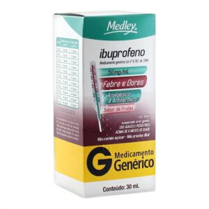 Ibuprofeno 50mg/ml Suspensão Oral Gotas Com 30ml Sanofi Medley Genéricos