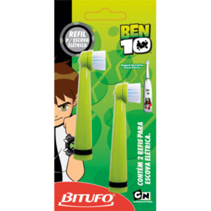 Escova Dental Bitufo Refil Ben 10 Verde Unidade