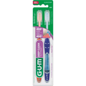 Escova Dental Gum Technique Deep Clean Ref-525V Com 2 Unidades