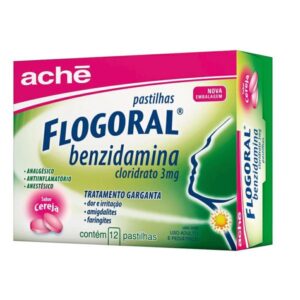 15366351323-9f554a012e0316a2a54c57ec02a9c87f.jpg Flogoral Sabor Cereja Com 12 Pastilhas Aché