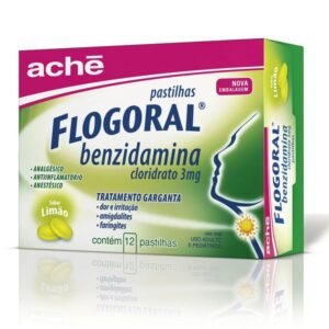 15366351350-d73a3f0bd35b0c5cb064e3fa41d9918c.jpg Flogoral Sabor Limão Com 12 Pastilhas Aché