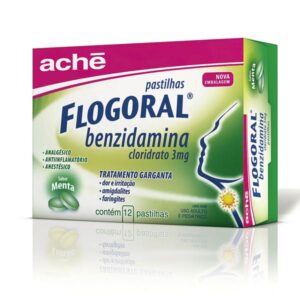 15366351363-b38e2281dfbf1fc55cf6290280e172a7.jpg Flogoral Sabor Menta Com 12 Pastilhas Aché