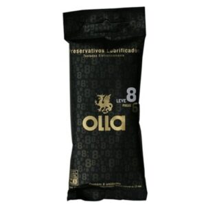 Preservativo Olla Lubrificado Leve 8 Pague 6 Unidades