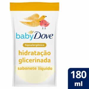 Sabonete Líquido Dove Baby Hidratação Glicerinada Refil Com 180ml