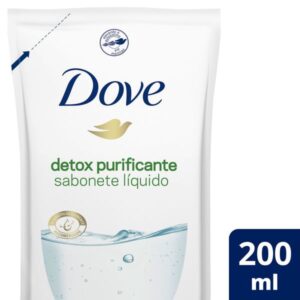 Sabonete Líquido Dove Detox Purificante Refil Com 200ml