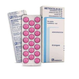 Metiocolin B12 Com 40 Drágeas Cosmed