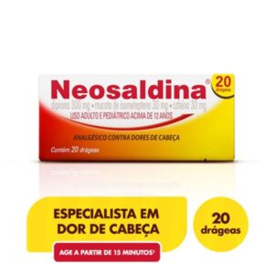 Neosaldina Com 20 Drágeas Takeda