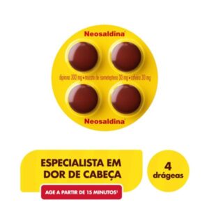Neosaldina Com 4 Drágeas Takeda