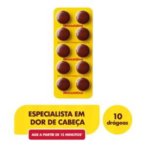 Neosaldina Com 10 Drágeas Takeda