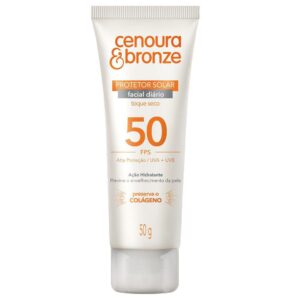 Protetor Solar Facial Cenoura e Bronze FPS 50 Com 50g