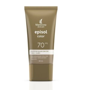 Protetor Solar Episol Color FPS 70 Tom 2 Claro Com 40mL
