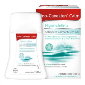 15366352938-7891106912273.jpg Sabonete Íntimo Gino-Canesten Calm em Gel Com 100ml