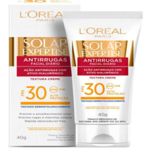 Protetor Solar Facial Loréal Expertise Antirrugas FPS 30 Com 40g