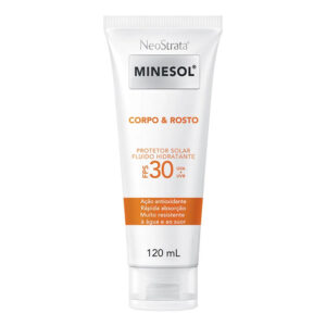 Protetor Solar Fluido Hidratante Neostrata Minesol Corpo e Rosto FPS 30 Com 200ml