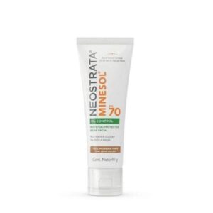 Protetor Solar Facial Neostrata Minesol Oil Control Médio Escuro FPS 70 Com 40g