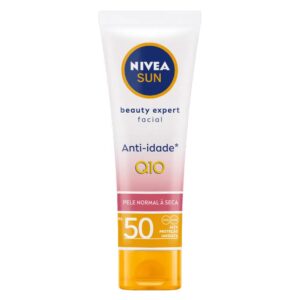 Protetor Solar Facial Nivea Sun Beauty Expert Pele Normal a Seca FPS 50 Com 50g