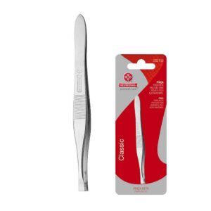 Pinça Ponta Reta Curta Mundial 108BL Inox Unidade