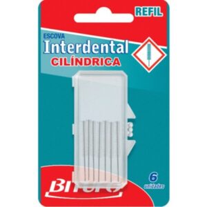 Refil Bitufo Cilindrico 3mm Com 6 Unidades
