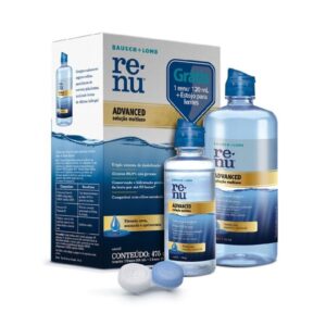 Renu Advanced Solução Multiuso Com 355ml Grátis 120ml + Estojo