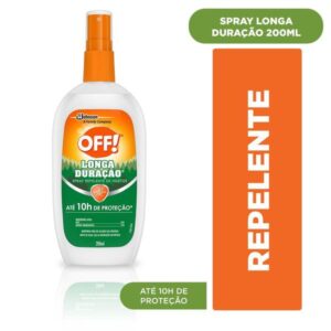 Repelente de Insetos OFF Longa Duração Spray Com 200ml