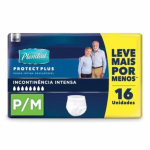 Roupa Intima Plenitud Protect Plus Tamanho P-M Com 16 Unidades
