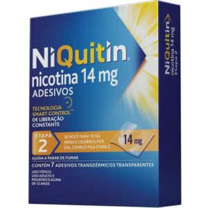 Niquitin 14mg Etapa 2 Com 7 Adesivos Transdérmicos Mappel