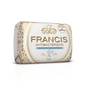 Sabonete em Barra Francis Suave Extrato de Flores Brancas Com 90g