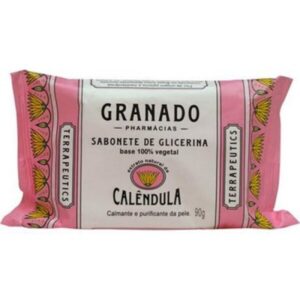 Sabonete em Barra Glicerina Calêndula Com 90g