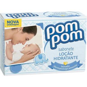 Sabonete em Barra Pom Pom Loção Hidratante Com 80g