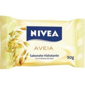 Sabonete em Barra Nivea Bath Care Aveia Com 90g