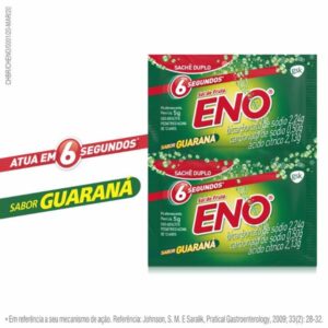 Sal de Fruta Eno Sabor Guaraná Com 60 Envelopes 5g Cada Cosmed