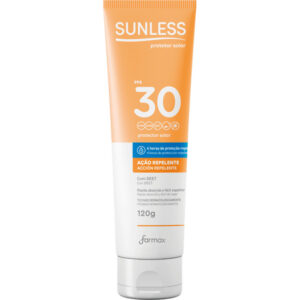 Protetor Solar Sunless Com Repelente de Insetos FPS 30 Com 120g