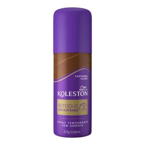Retoque Instantâneo Spray Koleston Castanho Claro Com 100ml