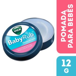 Pomada BabyRub Vick Para Bebês Com 12g