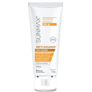 Protetor Solar Sunmax Primer Matte Aveludado FPS 30 Com 50g