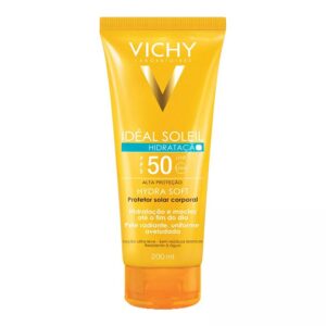 Protetor Solar Vichy Ideal Soleil Hydra Soft FPS 50 Com 200ml