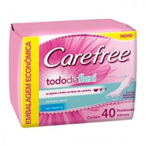 Protetor Diário Carefree Tododia Flexi Com 40 Unidades