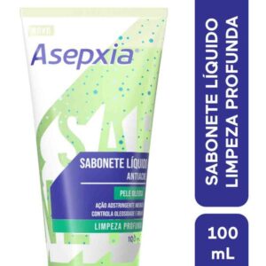 15366356130-d704ac3fc5e50f487f6be5bd430eebf9-1.jpg Sabonete Líquido Asepxia Limpeza Profunda Com 100ml