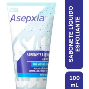 15366356159-66c01bc361ee77fe7b23ac60b9130392-1.jpg Sabonete Líquido Asepxia Esfoliante Com 100ml