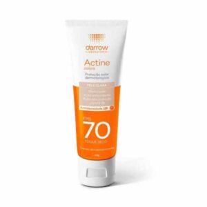 Protetor Solar Darrow Actine FPS 70 Tom 1 Claro Com 40g