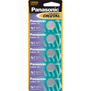 Pilha Bateria de Lithium Tipo Moeda 3v Cr2032 Com 5 Unidades Panasonic