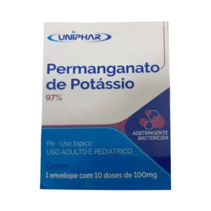 15366356480-7898031312352.webp Permanganato de Potassio 100mg Pó Com 10 Doses Uniphar